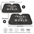 thumbnail image 3 of Picia Travel The World1 Curved Windshield Sunshade Accordion Folding Style Auto Shade for Car Truck SUV Van Blocks UV Ray Sun Visor Protector -Medium, 3 of 7