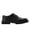 Black, variant on Base London Mens Wick Leather Derby Shoes