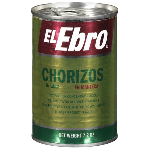 El Ebro Chorizos in Lard, 7.2 oz by Generic