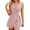 F52 Pink, variant on Likimi Womens Two Piece Set Solid Color Sleeveless V Neck Summer Vest With Shorts Fashion Comfort Outfit Set Black Size L