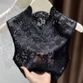 thumbnail image 5 of HGIEYS Lady Shirt False Collar Lace Detachable False Neck Bottoming Shirt French Hollowed-Out Collar White lace, 5 of 5