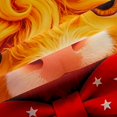 thumbnail image 4 of Manfei Kawaii Highland Cattle Shower Curtain 72Wx78L,Merry Christmas Bath Curtain,Orange Red, 4 of 6
