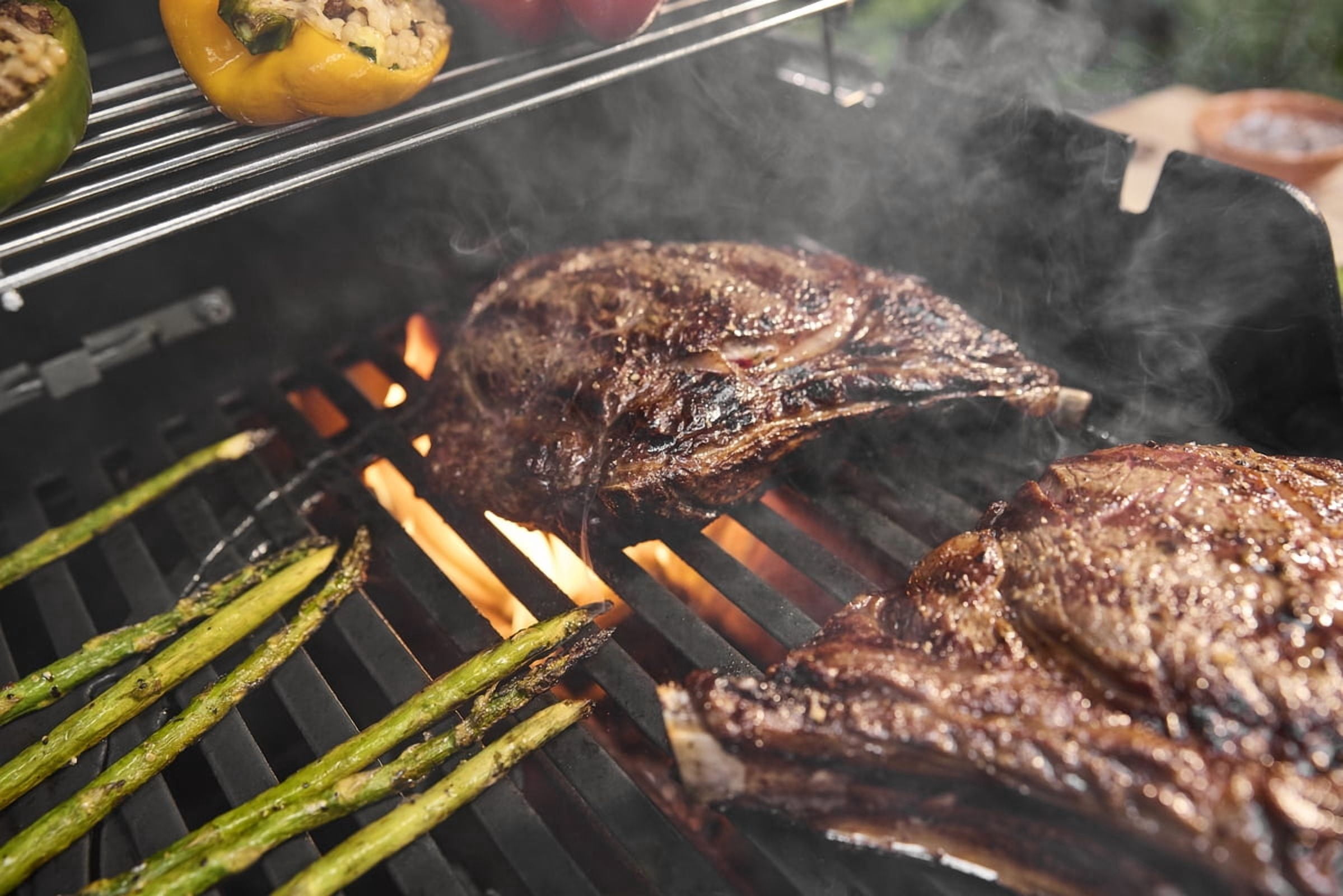 Weber Spirit E-435 4 Burner Natural Gas Grill for Outdoor Cooking, Black