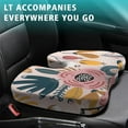 thumbnail image 4 of Premium Floral Pattern Memory Foam Seat Cushion Ergonomic Chair Pad for Office Chair, Car, Airplane & Bleachers Sciatica, Tailbone Hip & Back Pain Relief - Chair Cushion for Long Office Workers., 4 of 5