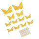 thumbnail image 2 of Juego de pegatinas 3D doradas brillantes para decoración de pared de salón, 12 unidades, 2 of 10