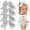 G--4pcs, variant on 4 Pcs 8in Volleyball Cheer Hair Bows Grosgrain Ribbon Elastic Hair Accessories For Girls And Teens