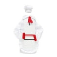 thumbnail image 1 of Xihbxyly Funda Navideña para Botella de Vino, Diseño Festivo de Gorro de Chef, Decoración Encantadora para El Hogar o Fiestas, Imprescindible para Decoración Navideña, Ideal para Restaurantes, 1 Jueg, 1 of 2