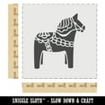 thumbnail image 2 of Swedish Dala Dalecarlian Horse DIY Cookie Wall Craft Stencil - 7.0 Inch, 2 of 5