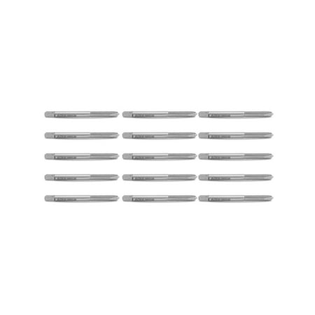 

Accusize 15pcs M5X0.8 H.S.S. Metric Spiral Point Tap Plug Style Fully Ground 2 Flute