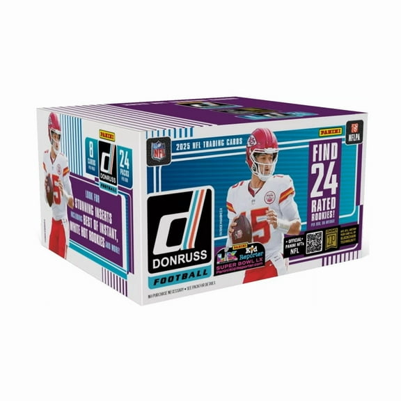 2025 Panini Donruss Football Retail Box (White Hot Rookies and More!)