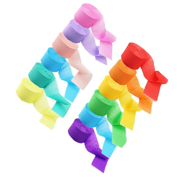 Raindrops 12 Pcs Festival Party Decorations Crepe Paper for Happy Celebrations