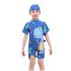 thumbnail image 1 of Odeerbi 3-11 Años Traje de Baño de Una Pieza Para Niños Con Gorro de Baño Verano Playa Traje de Baño de Surf Lindo Dinosaurio Traje de Baño de Manga Corta, 1 of 3