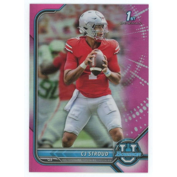NFL 2022 Bowman University 1st Bowman Pink Refractor CJ Stroud #3