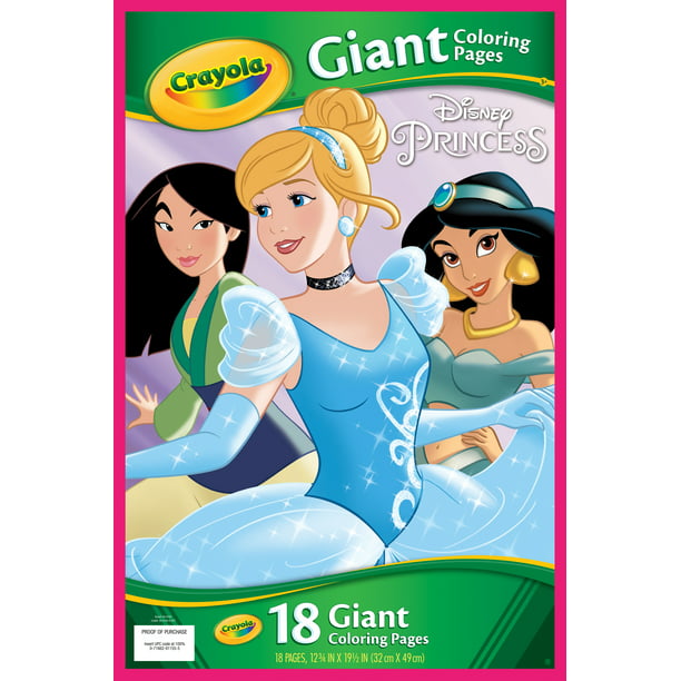 Crayola Giant Coloring Pages Disney Princess, Child, 18 ...