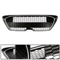 thumbnail image 4 of LABLT Front Bumper Lower Grille For Toyota Corolla LE XLE 2020-2021 Black Silver Trim, 4 of 5