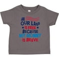 thumbnail image 3 of Inktastic Military Land is Free Mommy is Brave Boys or Girls Toddler T-Shirt, 3 of 5