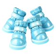 thumbnail image 3 of Zapatos de otoño e invierno para perros pequeños, cálidos, de forro polar, para cachorros, botas de nieve impermeables para perros, botas para Chihuahua y Yorkie, 3 of 5