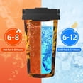 thumbnail image 5 of Uemuo Vibrant Sunflower Blooms Print Carry Insulated Coffee Mug, Travel Mug with Hidden Handle, Insulated Coffee Flask, Leak-proof Travel Mug Insulated Mug for Office, 5 of 8