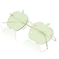 thumbnail image 1 of KAKOWELY 1 par de gafas de sol de moda sin montura para fiesta, gafas con forma de manzana, gafas para mujeres y hombres, 1 of 4