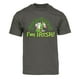 thumbnail image 1 of Camiseta de manga corta Gravity Threads Hombre besa mi Shamrock gris oscuro grande, 1 of 1