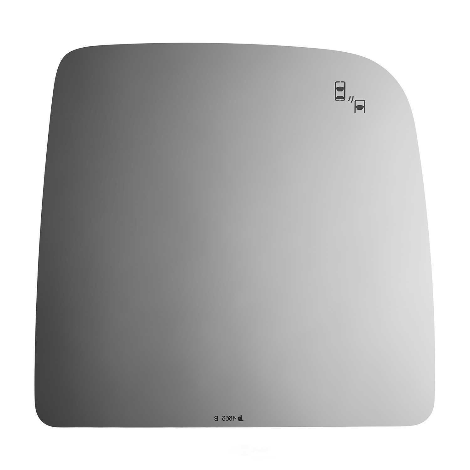 Burco Side View Mirror Replacement Glass - Clear Glass - 4666B
