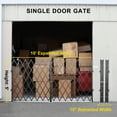 thumbnail image 4 of VEVOR Double Folding Security Gate, 5' H x 10' W Steel Accordion Expanding Gate, Black, 4 of 9