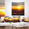 thumbnail image 4 of Designart Fantastic Sunset Sky and Clouds - Landscape Printed Throw Pillow - 12x20, 4 of 5