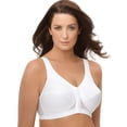 thumbnail image 1 of Glamorise Womens Magic Lift Front-Close Wirefree Posture Bra, 46DD, White, 1 of 7