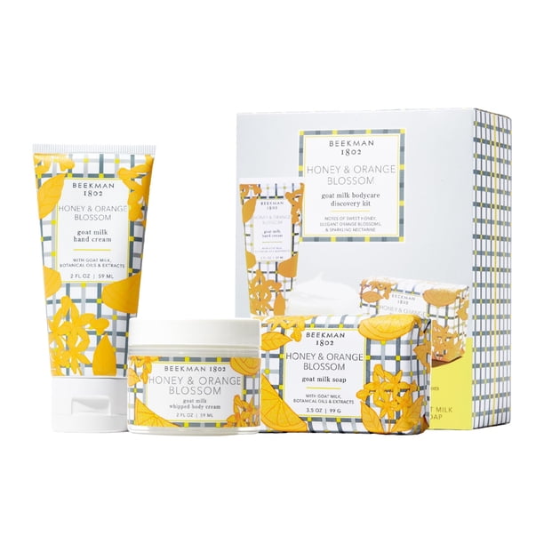 Set de cuidado corporal Beekman 1802 Honey & Orange Blossom Discovery