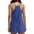 thumbnail image 4 of Weardear Womens Summer Sleeveless Mini Dress V Neck Spaghetti Strap Sundress Athletic Short Dress with Pockets, 4 of 5