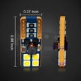 thumbnail image 7 of Alla Lighting CAN-BUS Error Free Super Bright T10 Wedge 194 168 2825 175 W5W LED Bulbs - High Power 3030 SMD LED Light Bulbs Lamp Replacement (8000K Ice Blue), 7 of 7