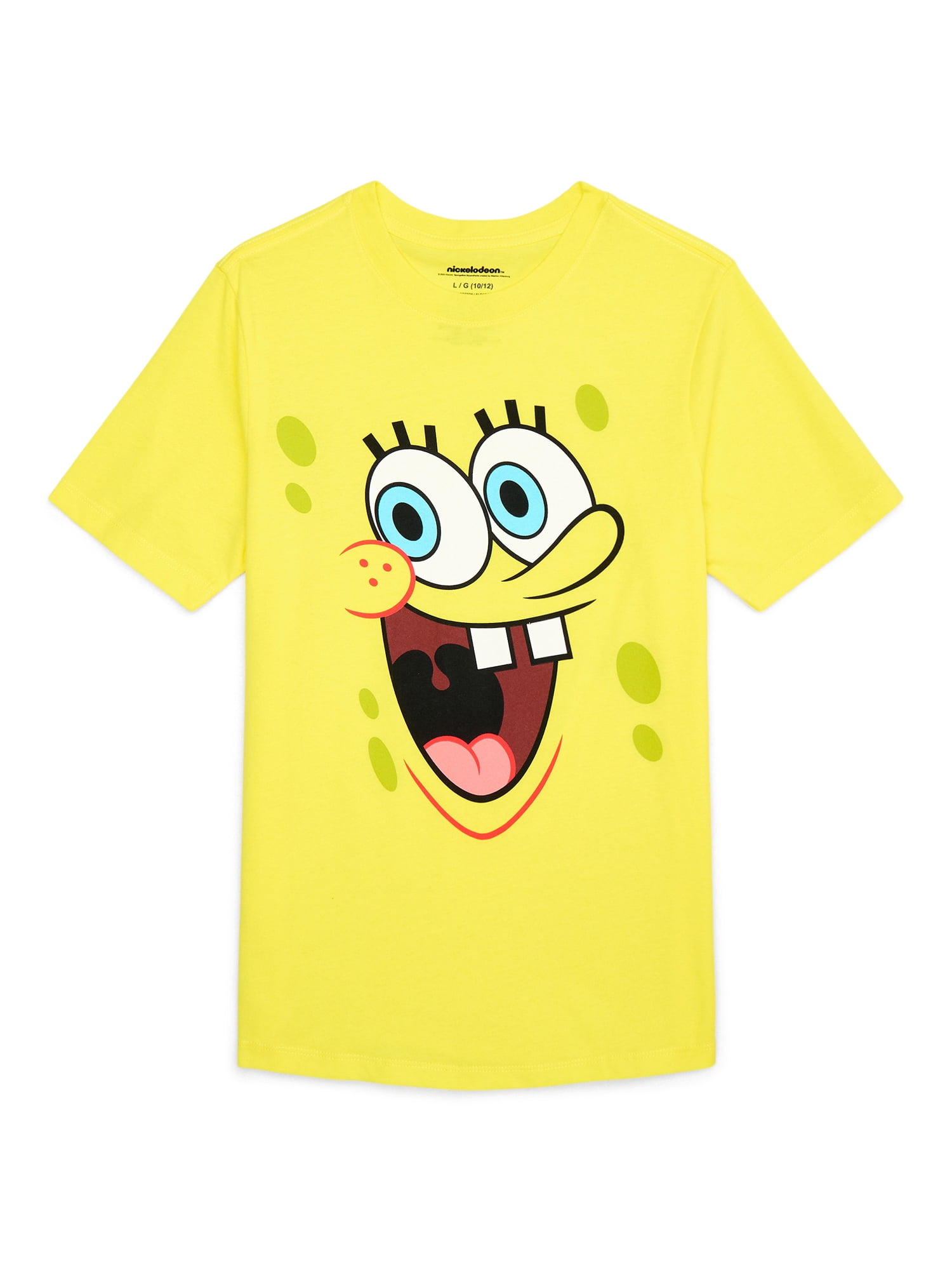 SpongeBob SquarePants Boys Short Sleeve Graphic Costume T-Shirt, Sizes 4-18
