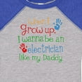 thumbnail image 4 of Inktastic Electrician Like Daddy Boys or Girls Baby Bodysuit, 4 of 5