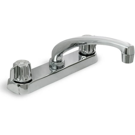 Heritage Chrome 2 Handle - Chrome Plated 2 Handle Kitchen Faucet Gerber Style