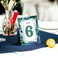 thumbnail image 3 of Blue Rose Border 100 Pcs Table Number Cardss Wedding Ceramony Engagement Events Parties Birthday With Head Table 4x6 Inch, 3 of 3