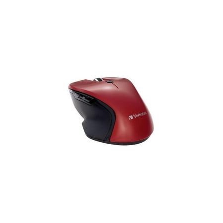 UPC: 0023942702467 | Verbatim Roll Over Image to Zoom in USB-C Wireless Blue LED Mouse – Red