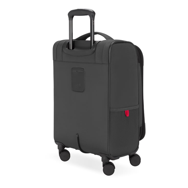 SWISSGEAR Stride Expandable Carry-On Spinner Luggage, Dark Gray, 8