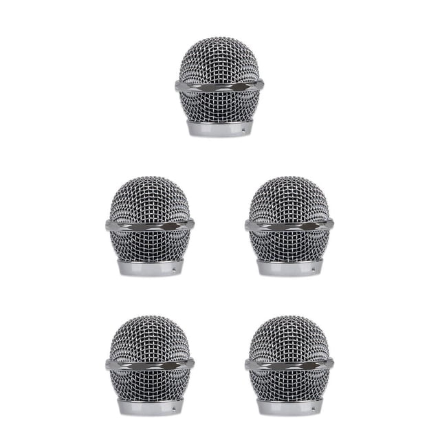 Seitruly Microphone Mesh Head Portable Detachable Reusable Washable Accessories Mic Universal Heads Component Glossy Part Concert Type2 NO2