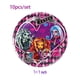 thumbnail image 3 of Decoración para fiesta de cumpleaños de Monster High, pancarta con globos, adorno para tarta, vajilla de Monster High, suministros para fiesta, baby shower, 3 of 5