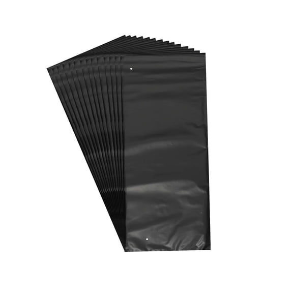 Uxcell Shrink Wrap Bags, 100Pcs 3 x 6 Inches Black POF Heat Shrink Wrap Bags for Packaging Gift Baskets, Soap,Bath Balls,Candles, Stationery, Cosmetics and Homemade DIY Crafts