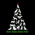 thumbnail image 2 of Here Comes Santa Paws - Boy's Word Art Long Sleeve T-Shirt, 2 of 2