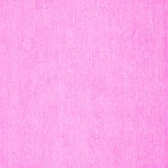 Ahgly Company Indoor Square Oriental Pink Traditional Area Rugs, 6' Square