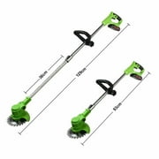Cordless Electric Weed Eater Battery Powered Lightweight Weed Grass Trimmer Edger For quickly trims over-long weeds on lawn garden