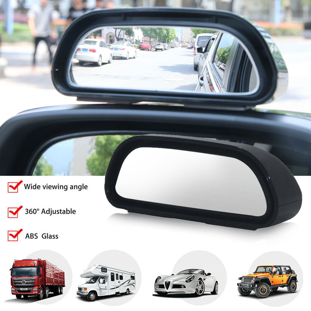 Adjustable Car Blind Spot Mirror 360 Degree Wide Angle Side Rear Mirrors blind Spot Snap Way for Parking Auxiliary Rear View Mirror,Blind Spot Angle Auxiliary Mirror 
