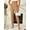 Khaki, variant on Women's High Waist Front Pleated Tapered Dress Pants Ankle Length Work Suit Trousers with Button Cuff Hem