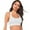 White, variant on Baywell 2 Packs Racerback Sports Bras for Women - Padded Seamless High Impact Support for Yoga Gym Workout Fitness, Black, 30B/C-42/A/B/C