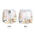 thumbnail image 6 of Uemuo Cute Animals Pattern Women's Athletic Shorts High Waisted Running Shorts with Liner Pockets Gym Elastic Workout Shorts-Medium, 6 of 9