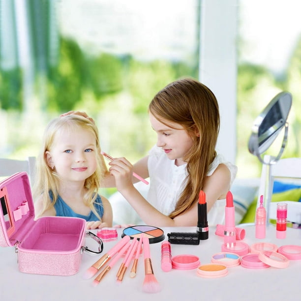 Kids Gifts Kids Makeup Kit For Girls, Washable, Pretend Play Makeup Toys  For Girls, Little Girl Makeup Set, Real Makeup Kit For Girl Gift 5ml