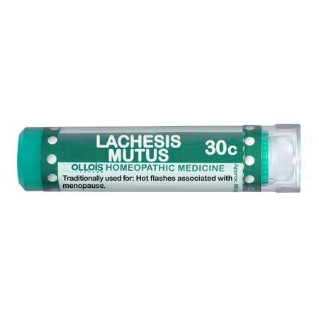Ollois Lachesis Mutus 30C Pellets, Hot Flash Relief, 80