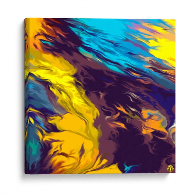 Cuadro decorativo - Clouds, Edward Giovanni Reyna 120x120 Canvas Lab Abstracto, Colorido,